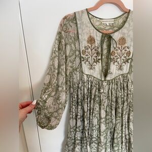 Floral Boho/Western Mini Dress